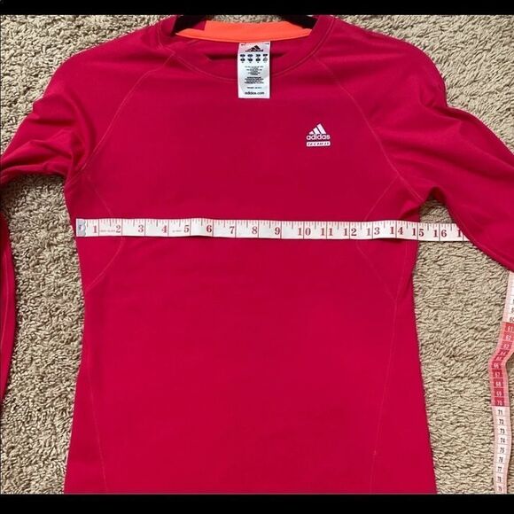 Adidas Active Wear Tech Fit Long Sleeve Tee Size Small - Picture 3 of 11